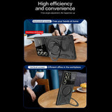 Magnetic Ring Holder Protection Stands Case For Samsung