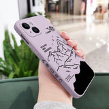 Silicone Climb Mountains Case For iPhone