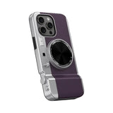 Integrated Mirror Magnetic Suction Camera Photograph Case For iPhone