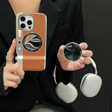 Integrated Mirror Magnetic Suction Camera Photograph Case For iPhone