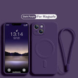 Liquid Silicone Magnetic Case For iPhone