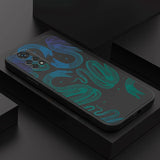 Luxurious Black Snake Case For Samsung