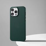 Luxury Magnetic Corrugated Pattern Case For iPhone