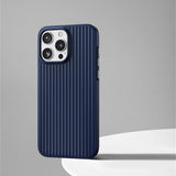 Luxury Magnetic Corrugated Pattern Case For iPhone
