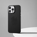 Luxury Magnetic Corrugated Pattern Case For iPhone