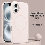 Luxury Original Liquid Silicone Magnetic Case For iPhone