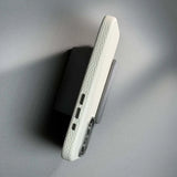 Luxury Magnetic Alloy Lens Leather Case For iPhone