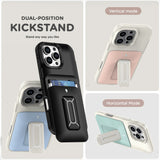 Macaron Card Holder Multi-function Stand Case For iPhone