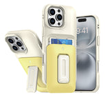 Macaron Card Holder Multi-function Stand Case For iPhone