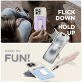 Macaron Card Holder Multi-function Stand Case For iPhone