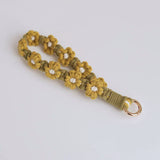 Braided Cotton Rope Flower Phone Chain Lanyard