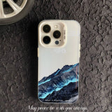 Designed Snow Mountain Landscape Case For iPhone