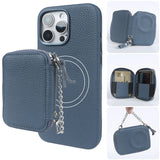 Luxury Separable Magnetic Genuine Leather Case For iPhone