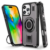 Shockproof Ring Holder Carbon Fiber Case For iPhone