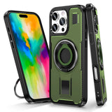 Shockproof Ring Holder Carbon Fiber Case For iPhone
