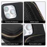 Luxury Separable Magnetic Genuine Leather Case For iPhone