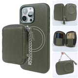Luxury Separable Magnetic Genuine Leather Case For iPhone