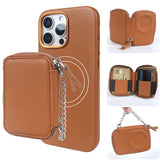 Luxury Separable Magnetic Genuine Leather Case For iPhone
