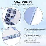 Flip Slot Card Leather Wallet Clear MagneticCase For Samsung