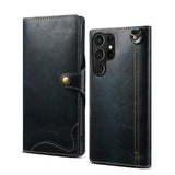 Luxury Genuine Leather Business Case for Samsung
