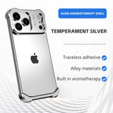 Irregular Titanium Alloy Bumper Borderless Case for iPhone