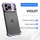 Irregular Titanium Alloy Bumper Borderless Case for iPhone
