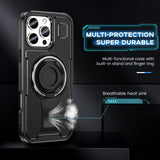Shockproof Ring Holder Carbon Fiber Case For iPhone