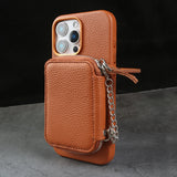 Luxury Separable Magnetic Genuine Leather Case For iPhone
