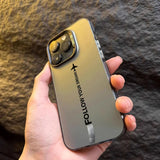 Matte Travel-Inspired Airplane Route Design Case for iPhone