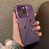 Matte Travel-Inspired Airplane Route Design Case for iPhone