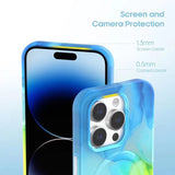 Watercolor Magnetic Matte Case For iPhone