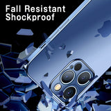 Square Plating Silicone Case For iPhone