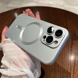 Magsafe Magnetic Matte Soft Silicone Case For iPhone