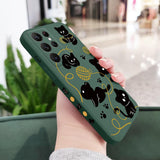 Winding Cat Ball Phone Case For Samsung Galaxy
