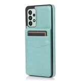 Flip Leather Wallet Case with Credit Card Holder Case For Samsung