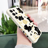Winding Cat Ball Phone Case For Samsung Galaxy
