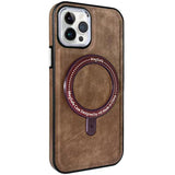 Magsafe Magnetic Shockproof Leather Case For iPhone