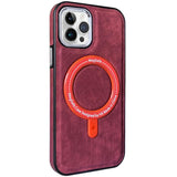 Magsafe Magnetic Shockproof Leather Case For iPhone