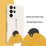 Napping Cat Phone Case For Samsung Galaxy