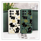 Winding Cat Ball Phone Case For Samsung Galaxy