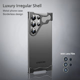 Luxury Irregular Aluminum Alloy Bumper Case For Samsung