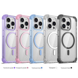 Magnetic Shockproof Transparent Clear Case for iPhone