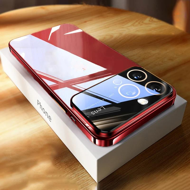 Plating Clear Camera Protector Case for iPhone