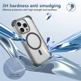 Magnetic Shockproof Transparent Clear Case for iPhone