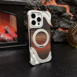 Kevlar Carbon Fiber Borderless Magnetic Case For iPhone