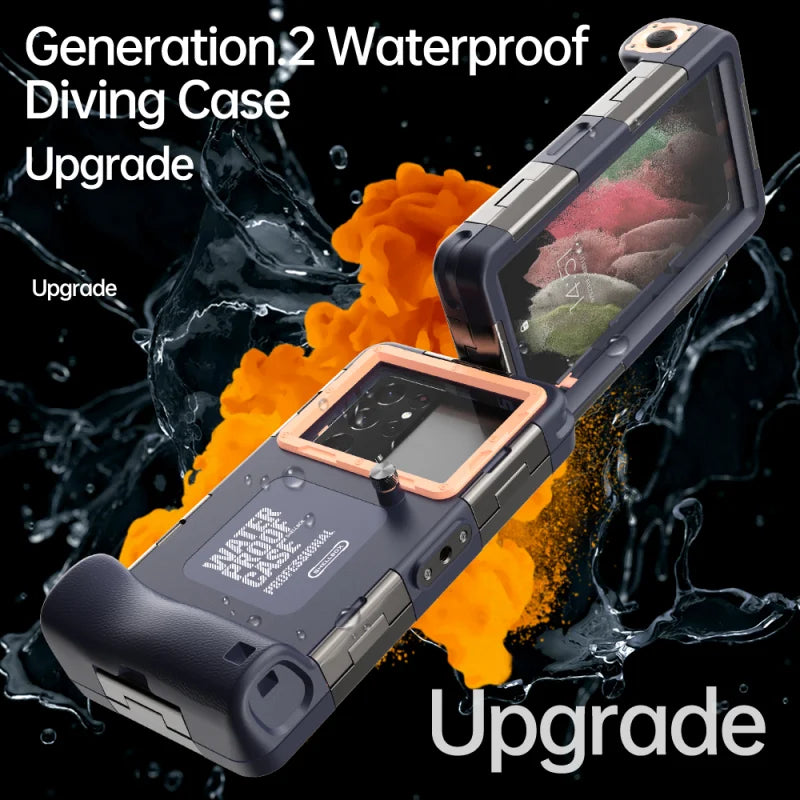 15M Professional Diving Underwater Taking Waterproof Phone Case