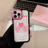 Bow Lanyard Hard Shell Case For iPhone