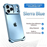 Irregular Titanium Alloy Bumper Borderless Case for iPhone