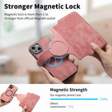 2 in 1 Detachable Card Solt Wallet Magnetic Case For iPhone