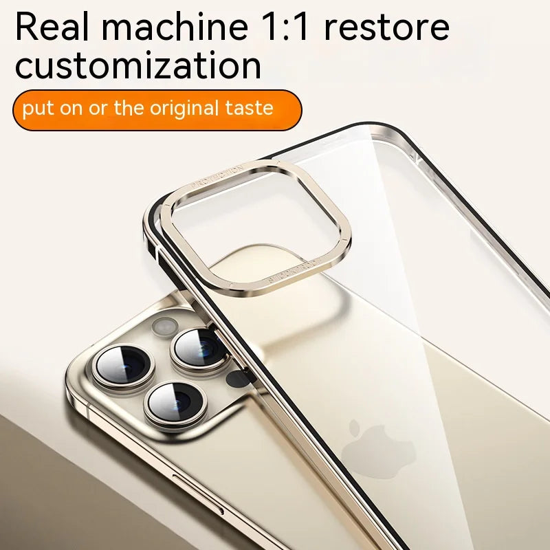 2024 Magnetic Raw titanium alloy Case For iPhone